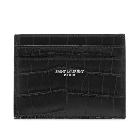 saint laurent men card holder
